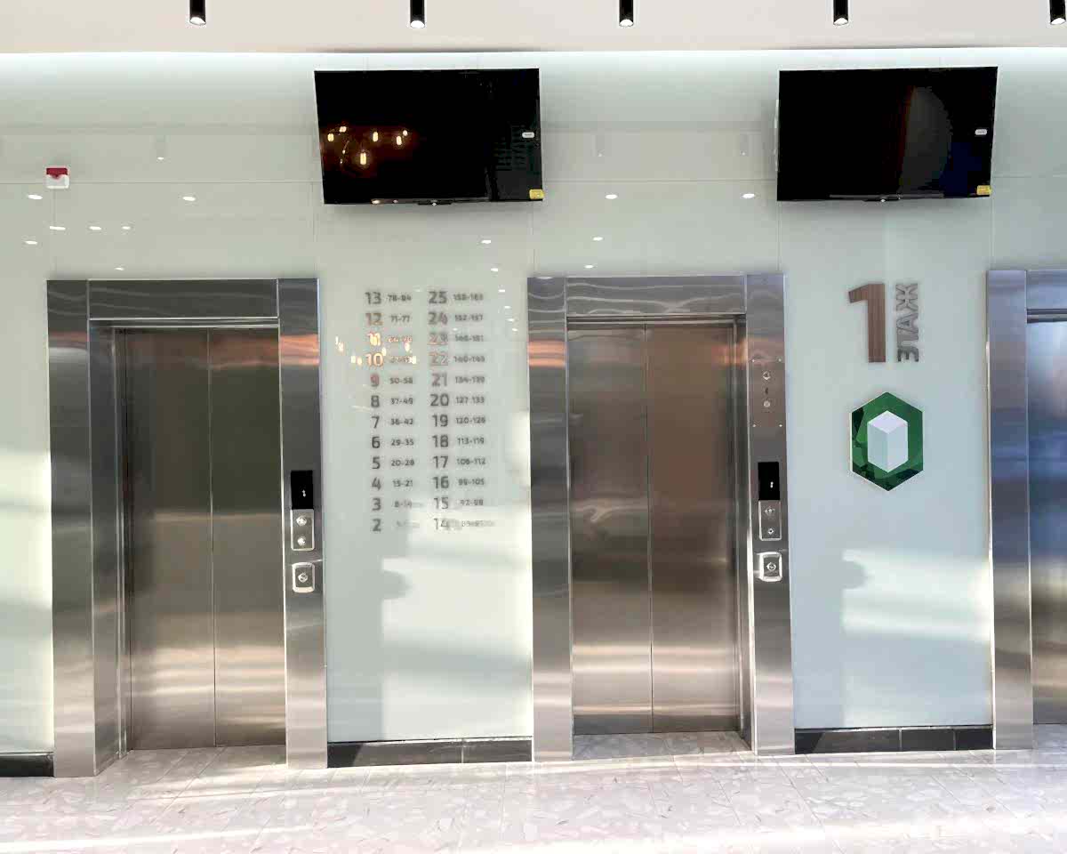 Изготовление навигации для ЖК и административных зданий в Астане Изготовление навигации для ЖК и административных зданий в Астане