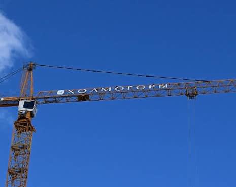 Пример работ «Наружная реклама на строительных кранах» №2 Пример работ «Наружная реклама на строительных кранах» №2