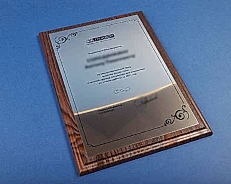 Пример работ «Подарочные плакетки» №8 Пример работ «Подарочные плакетки» №8